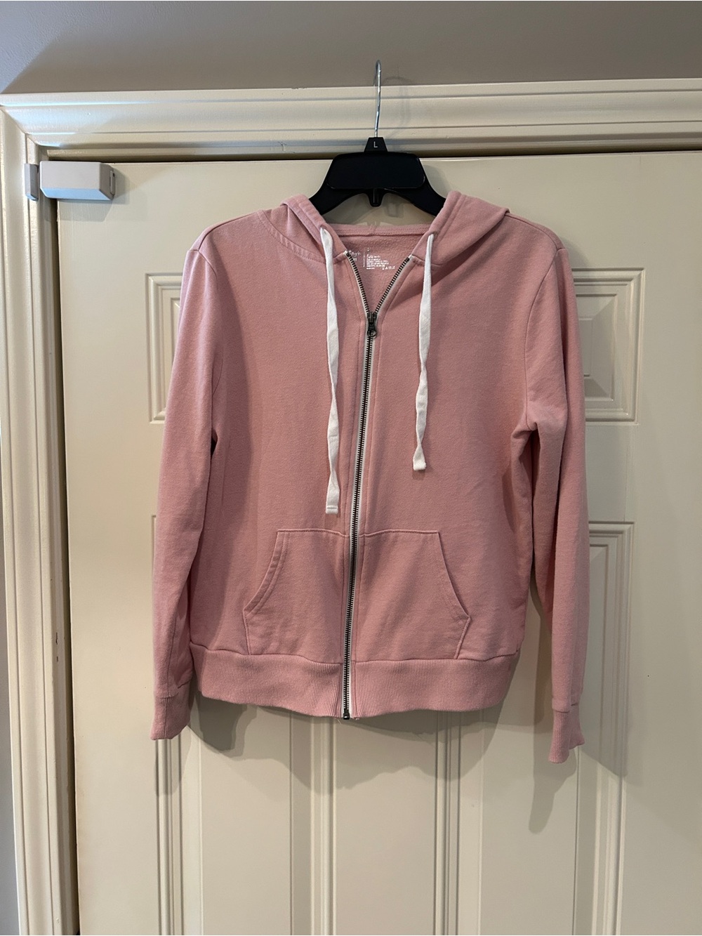 flirtitude Pink Active Zip Hoodie with Metallic Trim